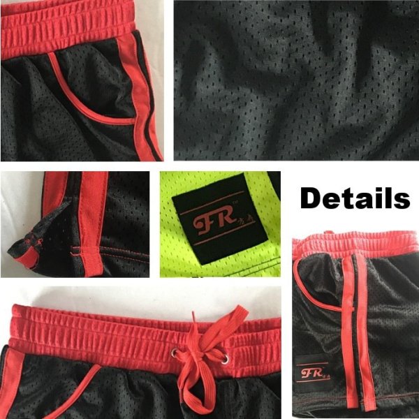 画像8: メンズ ショートパンツ メッシュハーフパンツ