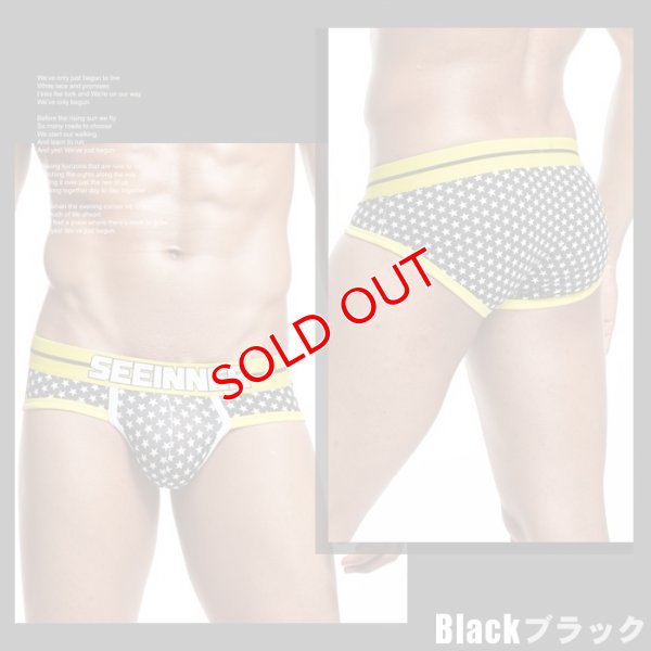 画像9: 【シーインナー】スター柄ブリーフビキニ