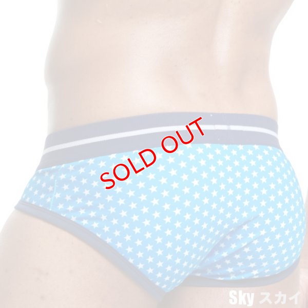 画像6: 【シーインナー】スター柄ブリーフビキニ