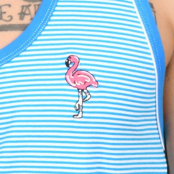 画像5: 【アンドリュークリスチャン】Flamingo Stripeタンクトップ
