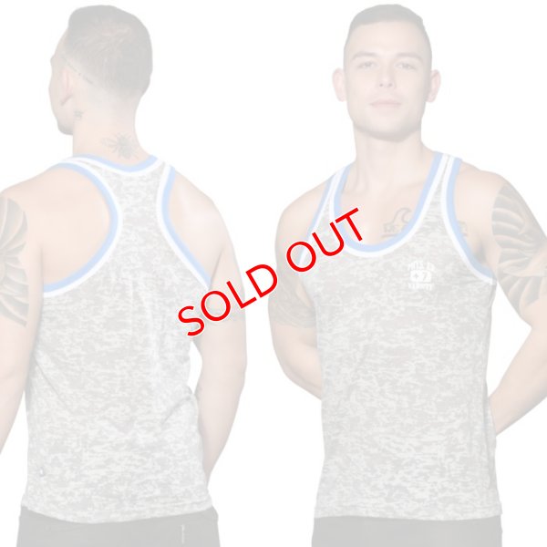 画像3: Andrew Christian【アンドリュークリスチャン】 Phys. Ed. Varsity Burnout メッシュタンクトップ