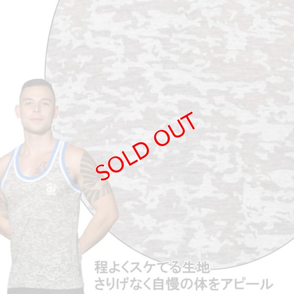 画像6: Andrew Christian【アンドリュークリスチャン】 Phys. Ed. Varsity Burnout メッシュタンクトップ