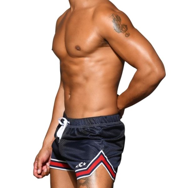 画像3: Andrew Christian【アンドリュークリスチャン】メンズ ショートパンツ ハーフパンツ スポーツウェア ルームウェア Ballerメッシュショーツ
