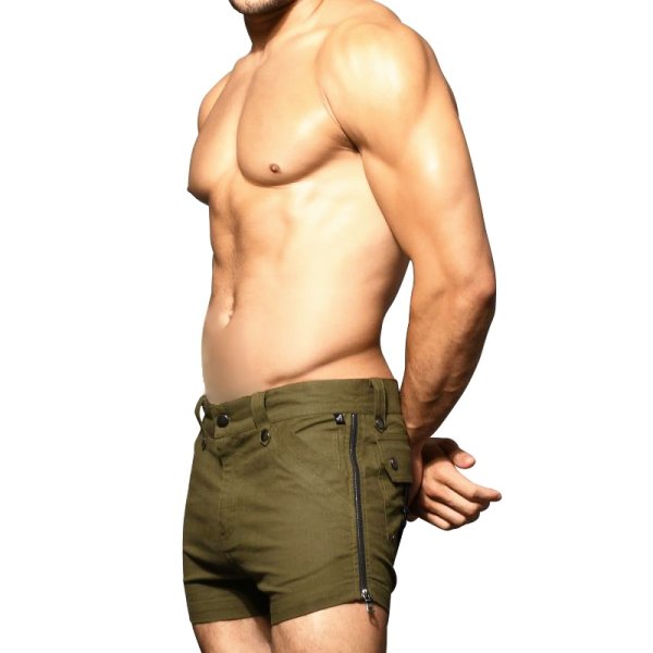 画像5: Andrew Christian【アンドリュークリスチャン】ショートパンツ ハーフパンツ アメカジ ミリタリー ショーツ  アンクリ Capsule Army Shorts 男性用