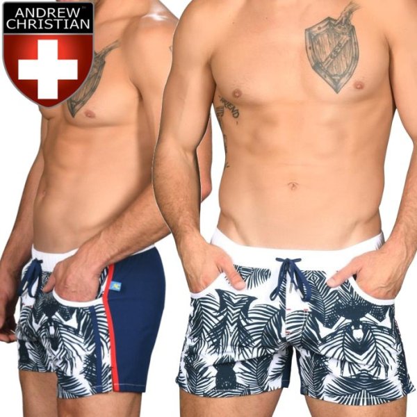 画像1: 【アンドリュークリスチャン】スイムショーツ Tropics Swim Shorts