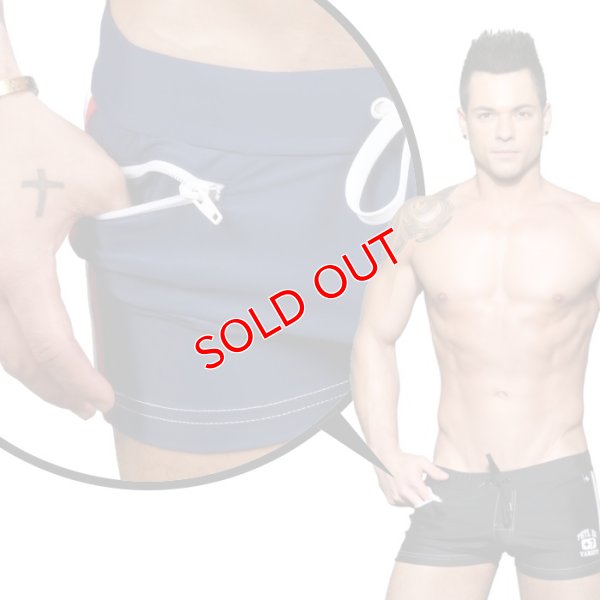 画像12: Andrew Christian【アンドリュークリスチャン】メンズ水着 海パン ブランド ショート丈 スイムショーツ Phys. Ed. Varsity Zipper Pocket Trunk
