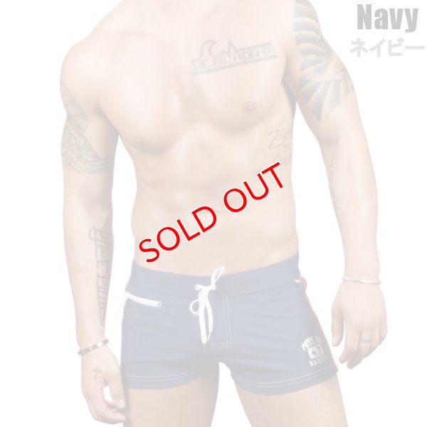 画像7: Andrew Christian【アンドリュークリスチャン】メンズ水着 海パン ブランド ショート丈 スイムショーツ Phys. Ed. Varsity Zipper Pocket Trunk