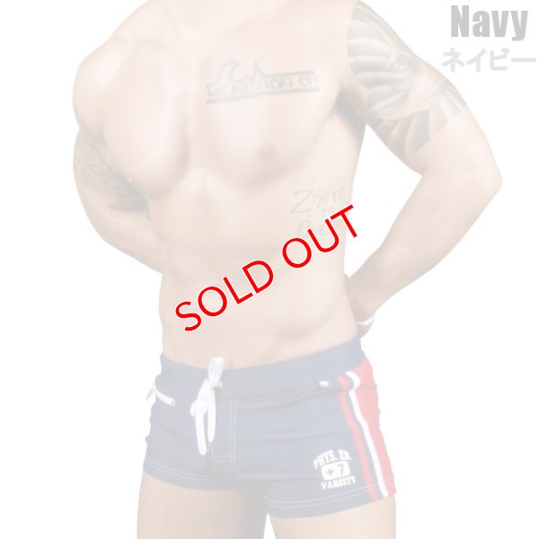 画像8: Andrew Christian【アンドリュークリスチャン】メンズ水着 海パン ブランド ショート丈 スイムショーツ Phys. Ed. Varsity Zipper Pocket Trunk