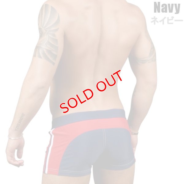 画像9: Andrew Christian【アンドリュークリスチャン】メンズ水着 海パン ブランド ショート丈 スイムショーツ Phys. Ed. Varsity Zipper Pocket Trunk