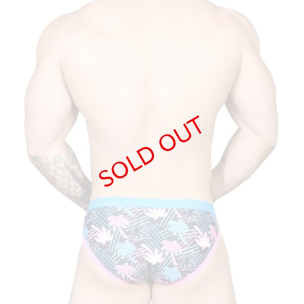 画像5: 【アンドリュークリスチャン】男性水着 ブーメラン ビキニ 競泳パンツ Neon Palms Bikini