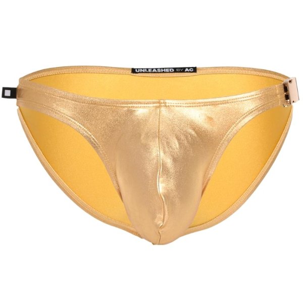 画像8: Andrew Christian【アンドリュークリスチャン】  男性水着 ブーメラン ビキニ 競泳パンツUNLEASHED Golden Buckle Bikini