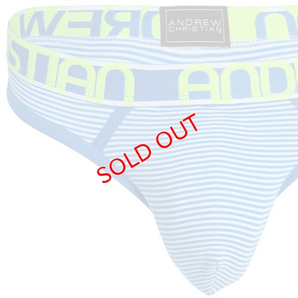 画像6: 【アンドリュークリスチャン】Almost Naked Shore Stripe Tバック