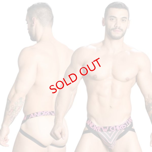画像2: 【アンドリュークリスチャン】Physical Stripe ジョックストラップ w/ Almost Naked