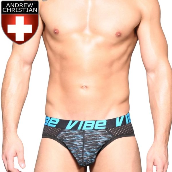 画像1: Andrew Christian【アンドリュークリスチャン】  Vibe Pro Mesh ブリーフ(91358)