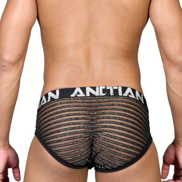 画像3: 【アンドリュークリスチャン】Glitter Almost Naked メッシュ シースルー ブリーフ