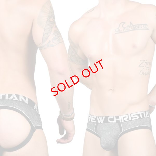 画像3: 【アンドリュークリスチャン】Sparkle Denim Arch ジョックストラップ