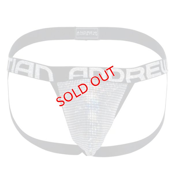 画像6: 【アンドリュークリスチャン】SHOCK JOCK DISCO GLITTER ジョックストラップ 股間パッド付き