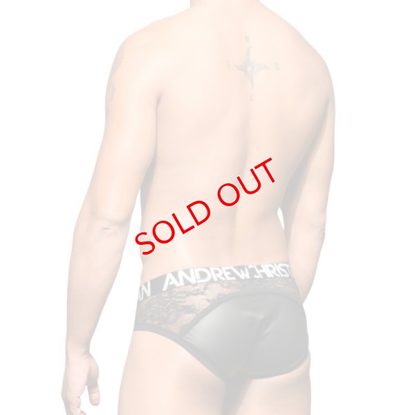 画像4: Andrew Christian【アンドリュークリスチャン】 Naughty Lace Almost Naked レース メッシュ ブリーフ