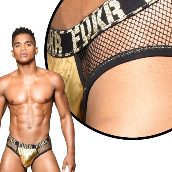 画像6: Andrew Christian【アンドリュークリスチャン】 FUKR Golden Net メッシュ ブリーフ