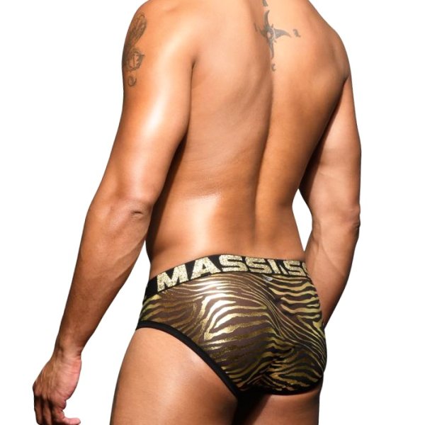 画像2: Andrew Christian【アンドリュークリスチャン】 MASSIVE Tiger Sheer メッシュブリーフ