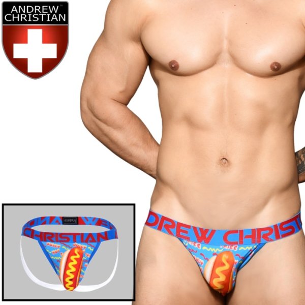 画像1: Andrew Christian【アンドリュークリスチャン】 Hot Dog Almost Nakedジョックストラップ