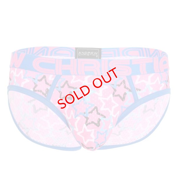 画像6: Andrew Christian【アンドリュークリスチャン】 Bright Stars メッシュ ブリーフ w/ Almost Naked
