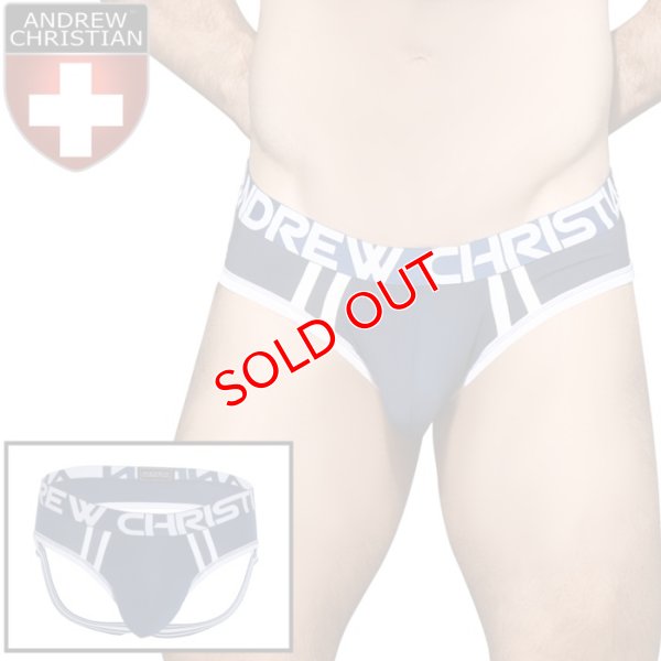 画像1: Andrew Christian【アンドリュークリスチャン】 CoolFlex モダール Active ジョックストラップ w/ Show-It