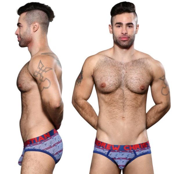 画像2: Andrew Christian【アンドリュークリスチャン】 Anchor Mesh Brief Almost Nakedブリーフ