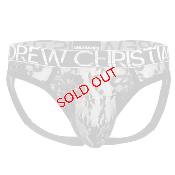 画像7: Andrew Christian【アンドリュークリスチャン】 メンズTバック UNLEASHED レースジョックストラップBubble Butt Almost Naked
