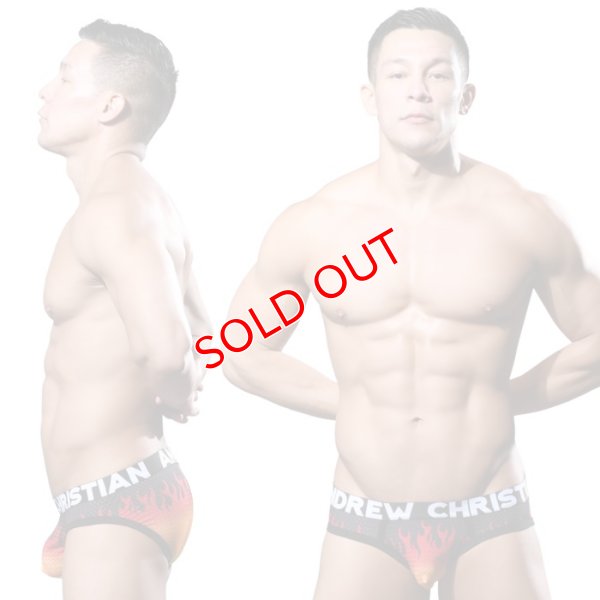 画像3: Andrew Christian【アンドリュークリスチャン】 Flames w/ ALMOST NAKED メッシュブリーフ