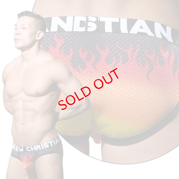 画像7: Andrew Christian【アンドリュークリスチャン】 Flames w/ ALMOST NAKED メッシュブリーフ