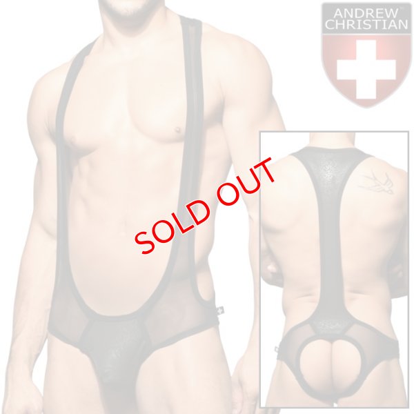 画像1: Andrew Christian【アンドリュークリスチャン】 ケツ割れ ケツワレ Oバック Venom w/ ALMOST NAKED  シングレット 男性下着 メンズインナー