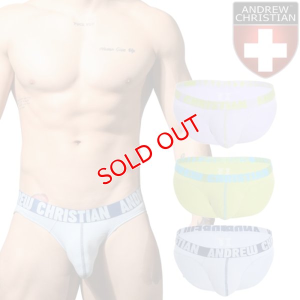 画像1: Andrew Christian【アンドリュークリスチャン】ブリーフ メンズビキニ アンクリ ALMOST NAKED Happyブリーフ