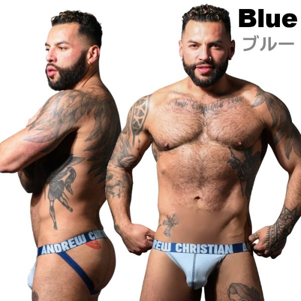 画像2: Andrew Christian【アンドリュークリスチャン】ジョックストラップ ケツ割れ ケツワレ メンズ下着 アンクリ ALMOST NAKED Happyジョックストラップ
