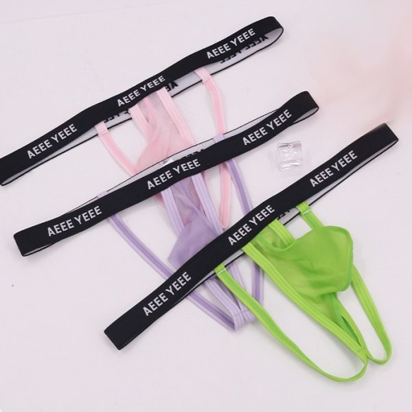 画像13: ジョックストラップ ケツ割れ ケツワレ Tバック 2 Way シースルー生地 エロパン セクシー 男性下着