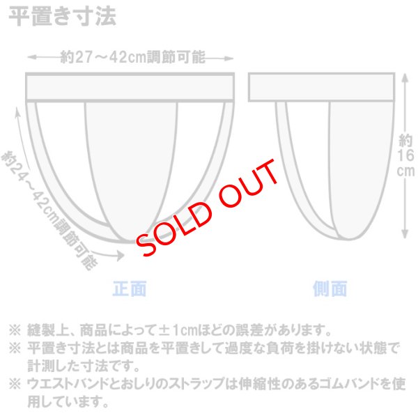 画像11: 【アストリックス】ジョックストラップ ケツ割れ ケツワレ スパンコール リング 調節可能 Gold/Silver