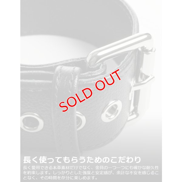 画像5: メンズ アームベルト 本革 レザー アームバンド 腕輪 パンク ロック コスプレ SMBD 拘束 アクセサリー ファッション ステージ衣装 ブラック 牛革