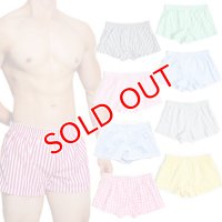 DM【ディーエム】  トランクス  メンズ ローライズ 柔らかい ルームウェア チェック柄 ストライプ柄 男性下着