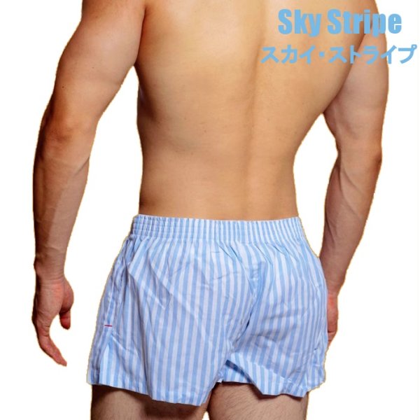 画像13: DM【ディーエム】  トランクス  メンズ ローライズ 柔らかい ルームウェア チェック柄 ストライプ柄 男性下着