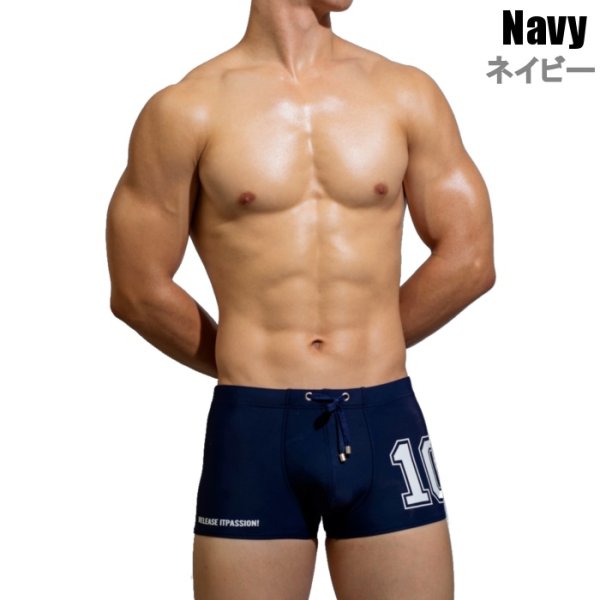 画像13: 【D.M.】男性水着 メンズスイムウェア 海パン トランクス ボクサータイプ水着 ナンバリング