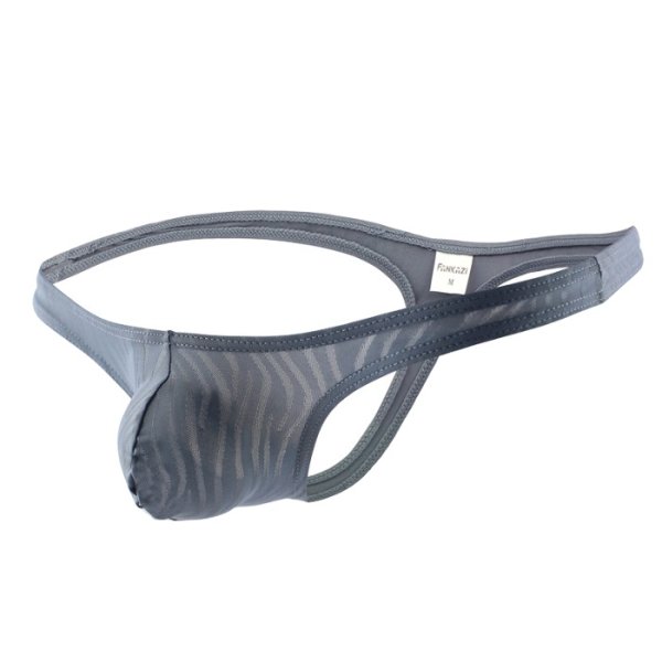 画像11: メンズTバック 男性用Tバック ローライズ 極小Tバック アニマル柄 ゼブラ柄 透ける 男性下着