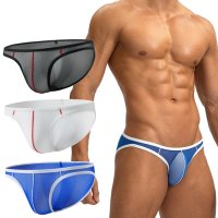 GTOPX メンズビキニ メッシュ生地 シースルー 男性用ビキニ エロパン 男性下着