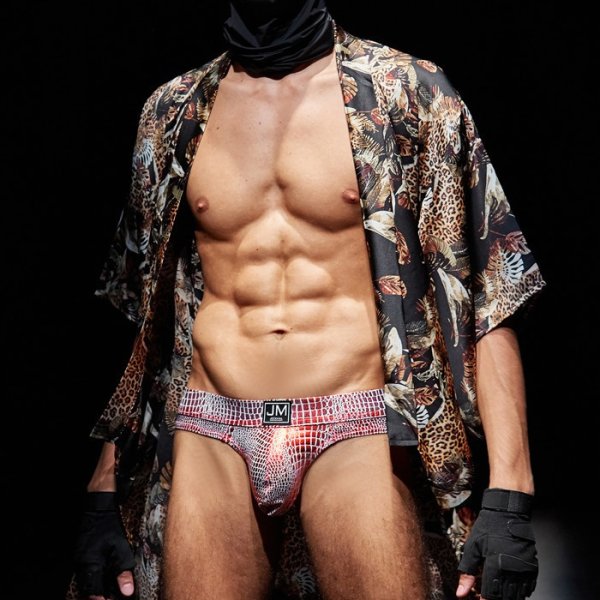 画像13: JockMail【ジョックメール】メンズTバック 男性用 パイソン柄 クロコダイル柄 Tバック