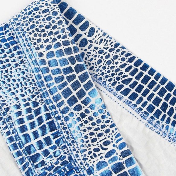 画像20: JockMail【ジョックメール】ブリーフ 光沢生地 パイソン柄 クロコダイル柄