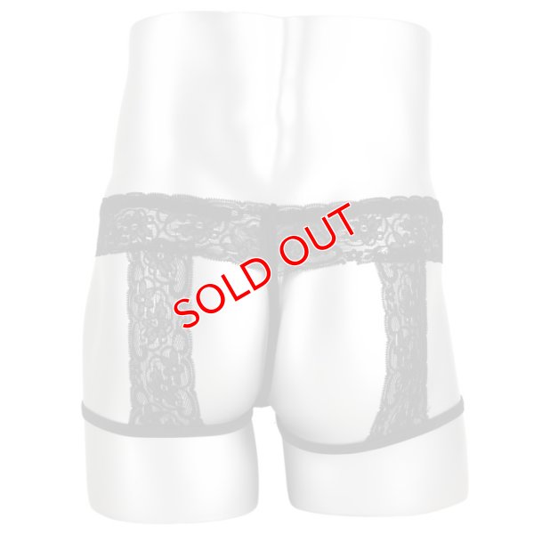 画像5: ジョックストラップ ケツ割れ ケツワレ ガーター風レース ジョックストラップ ローライズ 男性下着
