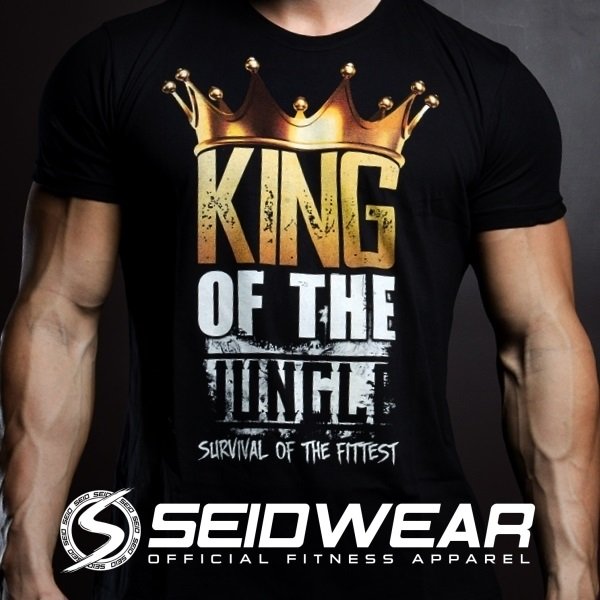 画像1: 【セイドウェア】ジムウェア Tシャツ King of the Jungle