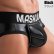 画像5: Maskulo【マスクロ】メンズ レザー風 フェイクレザー ラバー 男性下着 ARMORED ヒップパッド付き リフトアップブリーフ