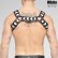 画像8: Maskulo【マスクロ】ハーネス メンズ レザー風 フェイクレザー ボンテージ パーティ Gogo 衣装 SKULLA