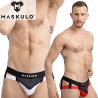 Maskulo【マスクロ】ジョックストラップ メッシュ ケツ割れ ケツワレ SKULLA