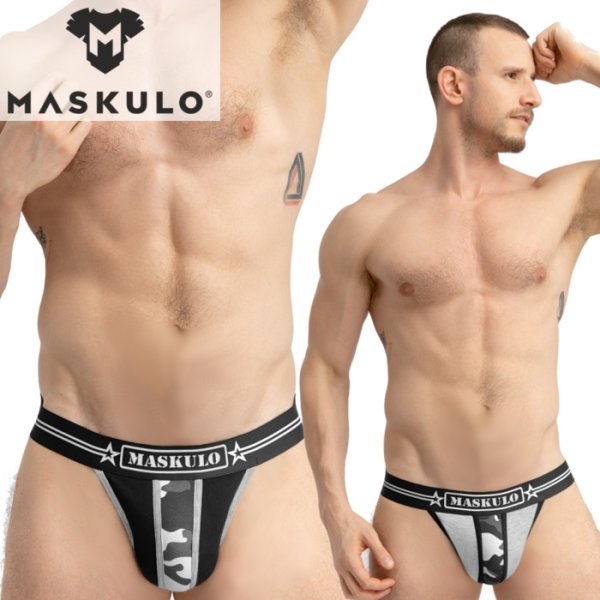 画像1: Maskulo【マスクロ】ジョックストラップ ケツ割れ ケツワレ ENFORCE